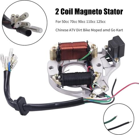 كامل الأسلاك الكهربائية تسخير الملف الثابت CDI الملف اللولبي التتابع متوافق مع 4 السكتة الدماغية ATV KLX 50cc 70cc 110cc 125cc-atv الدراجة الصينية 4 ويلر الذهاب أجزاء الكارت بواسطة OTOHANS AUTOMOTIVE in Kuwait