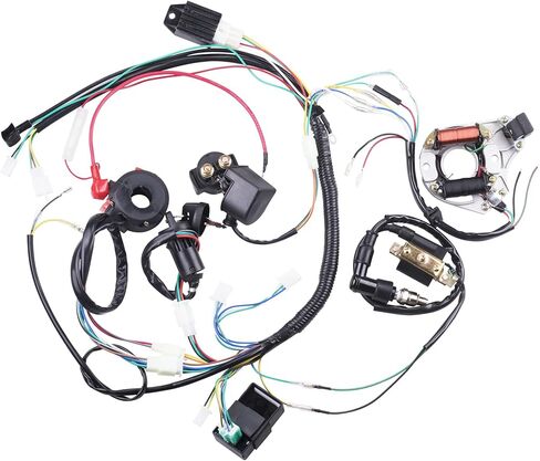 كامل الأسلاك الكهربائية تسخير الملف الثابت CDI الملف اللولبي التتابع متوافق مع 4 السكتة الدماغية ATV KLX 50cc 70cc 110cc 125cc-atv الدراجة الصينية 4 ويلر الذهاب أجزاء الكارت بواسطة OTOHANS AUTOMOTIVE in Kuwait