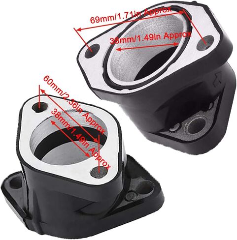 حذاء مشعب السحب من المكربن، من أجل ياماها بيج بير 350 ياماها واريور YFM 350 YFM350 1987-2004 ATV Carb، من NAKAO in Kuwait