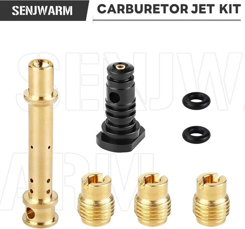 مجموعة نفاثة رئيسية للمكربن ​​لـ Predator 212cc 196cc 6.5hp GX160 GX200 Baja Warrior MB200 CT200U BT200X KT196 أنبوب مستحلب أنبوب منخفض السرعة. 036.037 .038 لدراجة صغيرة بمحرك TrailMaster MB200 Go Kart in Kuwait