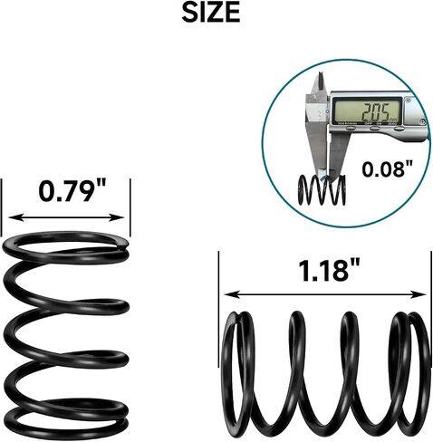 FVRITO Racing 18lb Valve Springs Kit for Predator 196cc 212cc 224cc Non Hemi Honda GX160 GX200 6.5HP OHV Clone Engine Mini Bike CT200U BT200X Powerhorse 208cc Tillotson KT196 Go Kart Performance Parts in Saudi Arabia
