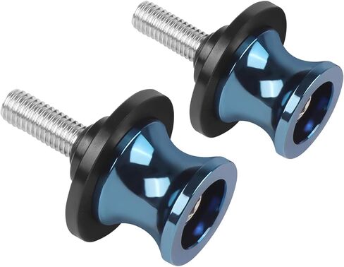 Worldmotop 2PCS 10MM M10 X1.5 Motorcycle Swing arm Spools Swingarm Spools Sliders Stand Screw Replacement for Kawasaki BMW Honda Suzuku Ducati (10MM-Purple) in Saudi Arabia