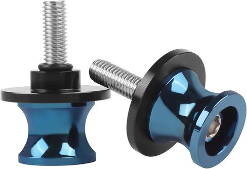 Worldmotop 2PCS 10MM M10 X1.5 Motorcycle Swing arm Spools Swingarm Spools Sliders Stand Screw Replacement for Kawasaki BMW Honda Suzuku Ducati (10MM-Purple) in Saudi Arabia