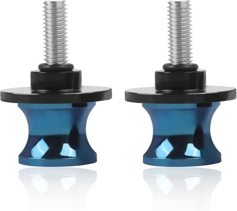 Worldmotop 2PCS 10MM M10 X1.5 Motorcycle Swing arm Spools Swingarm Spools Sliders Stand Screw Replacement for Kawasaki BMW Honda Suzuku Ducati (10MM-Purple) in Saudi Arabia