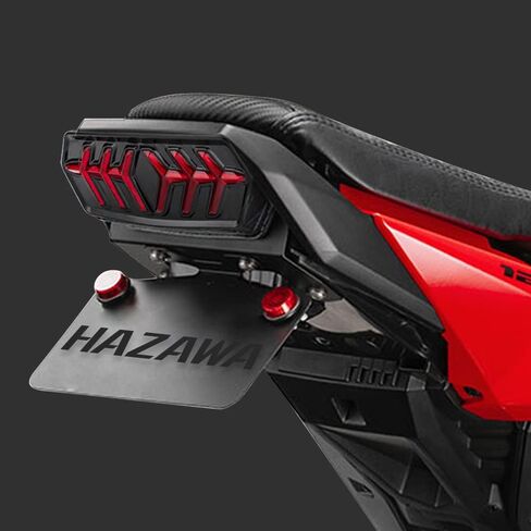 Grom Integrated Tail Light with Turn Signal Sequential Led SMD Motorcycle Taillight assembly Flowing Compatible with Honda Grom 2014-2022 2020 MSX125 SF CBR650F/R CTX700 CTX700N(Clear lens) in Saudi Arabia