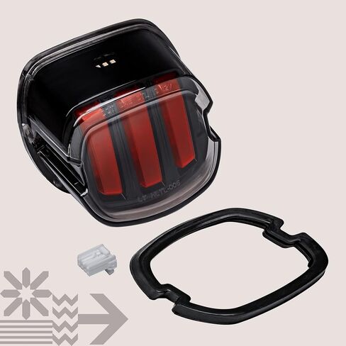 مصباح خلفي للفرامل LED من TRUE MODS لـ Harley Davidson [معتمد من DOT] [تصميم مخلب] [Plug-n-Play]، ضوء خلفي مرخص لـ Harley Sportster Dyna Fatboy Road King Glide Electra Heritage in Saudi Arabia