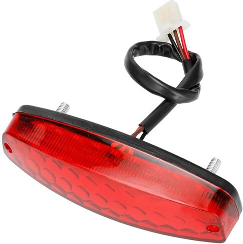 FVRITO 12V LED ضوء خلفي للفرامل لـ 50cc 70cc 90cc 110cc 125cc Taotao 110B Boulder B1 Coolster 3050C Vitacci HAWK Peace Roketa Sunl BMS Bamboo RPS Raider 6 ICEbear JCL الصينية رباعية ATV 4 عجلات in Kuwait