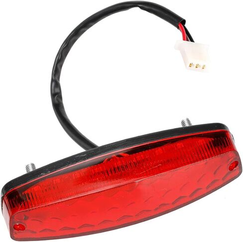 FVRITO 12V LED ضوء خلفي للفرامل لـ 50cc 70cc 90cc 110cc 125cc Taotao 110B Boulder B1 Coolster 3050C Vitacci HAWK Peace Roketa Sunl BMS Bamboo RPS Raider 6 ICEbear JCL الصينية رباعية ATV 4 عجلات in Kuwait