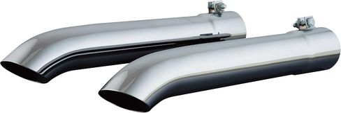 Show Chrome Accessories 2-250 Honda Goldwing GL1500 Exhaust Extensions in Saudi Arabia