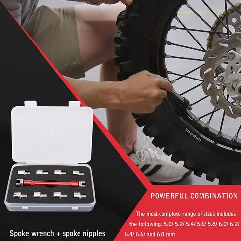 طقم مفاتيح ربط للدراجة الترابية، مقاس 10، طول 93 مم، سبائك الألومنيوم in Kuwait