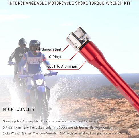 طقم مفاتيح ربط للدراجة الترابية، مقاس 10، طول 93 مم، سبائك الألومنيوم in Kuwait