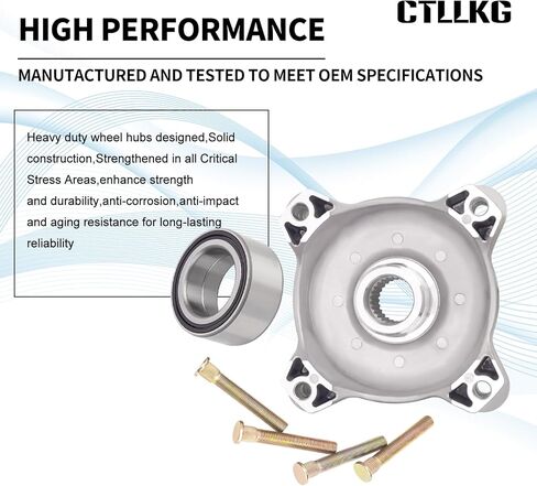 CTLLKG 5137219 طقم خدمة محمل محور العجلة الأمامية 44 مم معرف لـ 2008-2014 Polaris RZR 800، 2009-2014 RZR S 800، RZR 570، RZR 800 LE EFI EPS Pursuit يستبدل # 2204717 3514699 7518654 in Kuwait