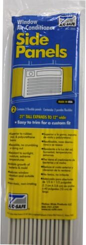 طقم استبدال اللوحة الجانبية الآمنة من الفينيل لتركيب مكيف الهواء في إطارات النوافذ حتى 21 بوصة طولًا و12 بوصة عرضًا in Kuwait