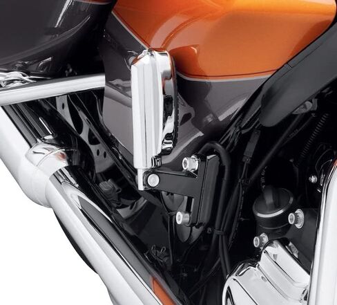 WOWTK حامل لوح قدم صغير للركاب الخلفي مناسب لموديلات Harley Touring 1993-2023 Road King FLHR Road Glide FLTRX Street Glide FLHX Electra Glide FLHT، أسود in Saudi Arabia