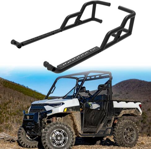 ELITEWILL Ranger XP1000 Rock Sliders Side Nerf Bars 2 Doors Rock Guards w/Step Fit for 2018-2023 Polaris Ranger XP 1000/2020-2023 Polaris Ranger 1000/1000 EPS/ 1000 Premium Replace OEM #2882530 in Kuwait