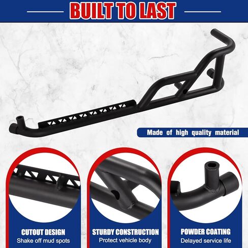 ELITEWILL Ranger XP1000 Rock Sliders Side Nerf Bars 2 Doors Rock Guards w/Step Fit for 2018-2023 Polaris Ranger XP 1000/2020-2023 Polaris Ranger 1000/1000 EPS/ 1000 Premium Replace OEM #2882530 in Kuwait