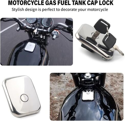 أغطية باب خزان وقود الغاز للدراجات النارية مع مفاتيح تثبيت، غطاء غاز للقفل لـ Kawasaki KZ250 KZ305 KZ440 KZ550 KZ750 KZ650 KZ1000 KZ1100 KZ1300، ZN750 ZN1100 ZN1300 in Kuwait