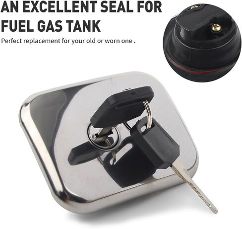 أغطية باب خزان وقود الغاز للدراجات النارية مع مفاتيح تثبيت، غطاء غاز للقفل لـ Kawasaki KZ250 KZ305 KZ440 KZ550 KZ750 KZ650 KZ1000 KZ1100 KZ1300، ZN750 ZN1100 ZN1300 in Kuwait