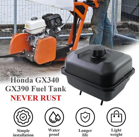 خزان وقود الغاز العام لـ GX270 GX340 GX390 Harbour Freight Predator 420cc HDPE لا يصدأ أبدًا خزانات الزيت المضادة للاهتزاز قطع غيار محرك القارب 17510-ZE3-030ZA in Saudi Arabia