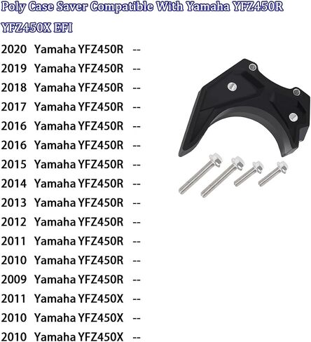حافظة بولي متوافقة مع Yamaha YFZ450R YFZ450X EFI، مناسبة لـ Yamaha YFZ450R 2009-2020، Yamaha YFZ450X 2010-2011 in Saudi Arabia