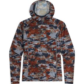 سترة بغطاء رأس Vigor Grid Fleece بسحاب كامل للرجال من Outdoor Research