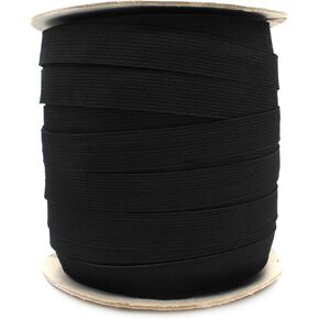 2 to 1 Stretch 3/4" Elastic Color Black (100 Yards)