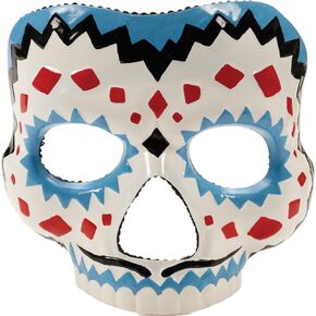 Forum Novelties Men's Day Of The Dead Male Mask, Multi, One Size