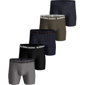 Björn Borg | Bjorn Borg PERFORMANCE BOXE 5Pack, Boxer Briefs for Men, Training Boxer Briefs/Underwear, Multi-Packs Available
