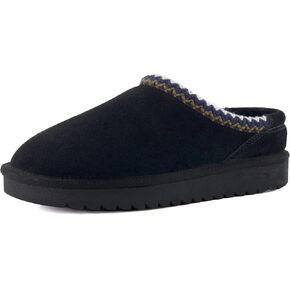 CUSHIONAIRE Keto Womens Slippers Slip-On Suede Mule Slipper - Cozy & Stylish, Memory Foam & Faux Fur Lining, Wide Widths Available in Kuwait