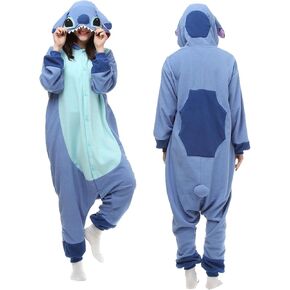 Adult Onesie Animal Pajamas Halloween Cosplay Costumes Party Stich Costume