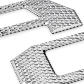 EyeCatcher PRO Series Tailgate Insert Letters Compatible with 2024 Tacoma (Gun Metal USA Flag)