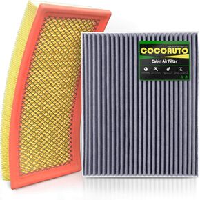 Cabin and Engine Air Filter Kit for 2020-2023 Ford Explorer, 2020-2023 Lincoln Aviator, 2020-2024 Police Interceptor Utility, selected models Replace FA1884 7T4Z9601A FP89 JX6Z9601A