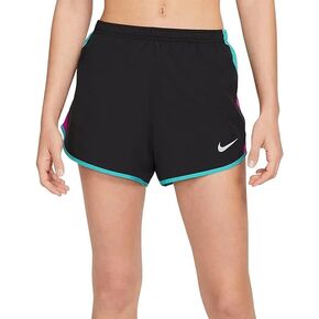 Nike Women's Dry 10K Running Shorts (as1, Alpha, l, Regular, Regular, Black/Teal/Pink)