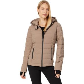 Michael Kors Women's Zip Front Short Stretch