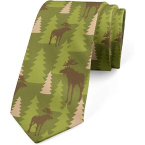 Ambesonne Necktie, Ocean Waves Summer, 3.7", Blue White
