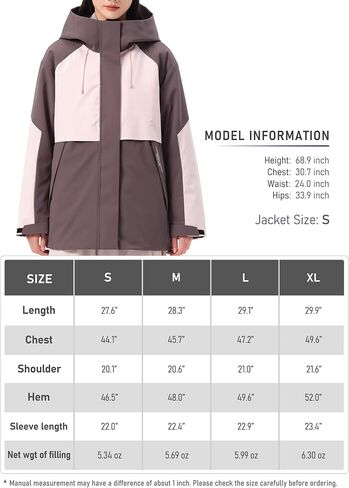 Winter Jackets for Women Expedition Coat Women's Parka Coats Warm Down Liner Windproof with Removable Hooded in Saudi Arabia