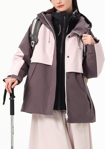 Winter Jackets for Women Expedition Coat Women's Parka Coats Warm Down Liner Windproof with Removable Hooded in Saudi Arabia