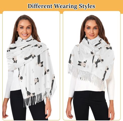 Womens Scarf Pashmina Shawl Wraps Large Winter Long Warm Scarfs for Women in Saudi Arabia