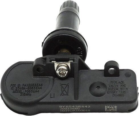 مستشعر ضغط الإطارات HiSport TPMS 20923680 315 ميجا هرتز - مبرمج مسبقًا مع جذع صمام مطاطي، نظام مراقبة ضغط الإطارات متوافق مع مركبات Chevy Silverado GMC Sierra Cadillac ATS & GM، قطعة واحدة in Saudi Arabia