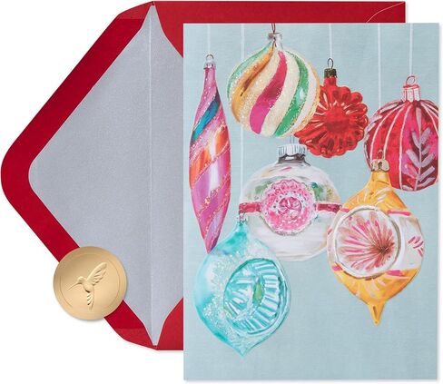 Papyrus Boxed Christmas Cards with Envelopes, Designed by House of Turnowsky, Special Wishes, Christmas Trees (14-Count) in Kuwait