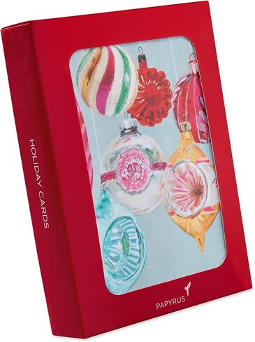 Papyrus Boxed Christmas Cards with Envelopes, Designed by House of Turnowsky, Special Wishes, Christmas Trees (14-Count) in Kuwait