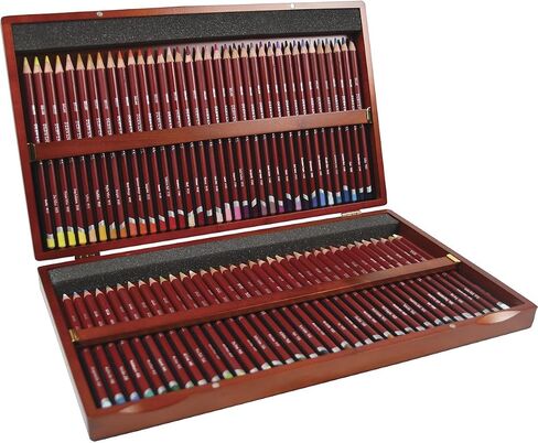 Derwent Pastel Pencils, 4mm Core, Wooden Box, 48 Count (0700644) in Saudi Arabia