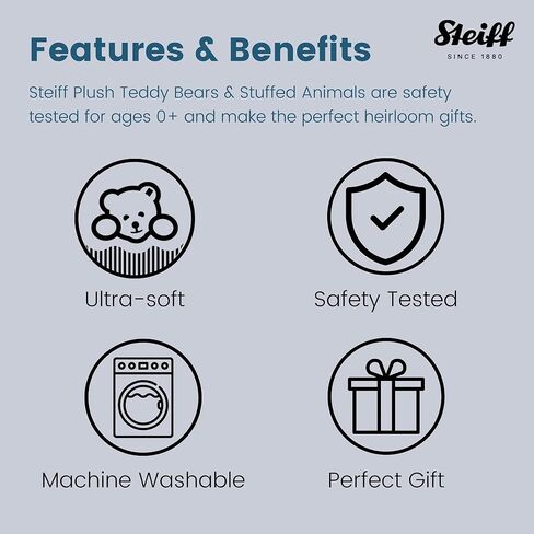 Steiff 075650 Ming Panda 27 white/black in Kuwait