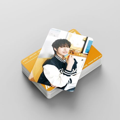 55Pcs Lomo card set For At-eez 4th Single New Album BIRTHDAY Photocard Merchandise for Fans Collection in Saudi Arabia