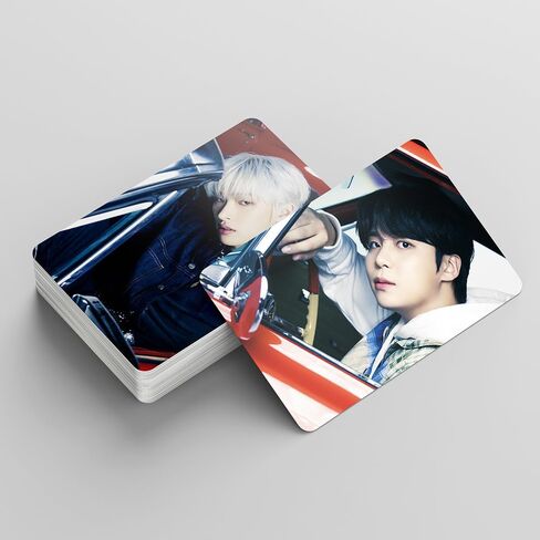 55Pcs Lomo card set For At-eez 4th Single New Album BIRTHDAY Photocard Merchandise for Fans Collection in Saudi Arabia