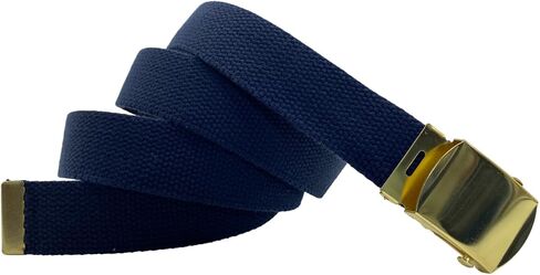 Canvas Belt Web Belt Military Belt Golf Belt with Brass Buckle and Tip Waist Size Up to 55" Long Brass Buckle in Saudi Arabia
