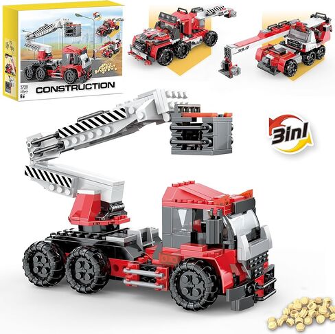 مجموعات بناء سيارة شرطة المدينة من كوجو مان، 194 قطعة من ألعاب سيارات دورية الشرطة، مجموعة بناء نقل السجناء للسيارة للأولاد والبنات من سن 6 سنوات فما فوق in Kuwait