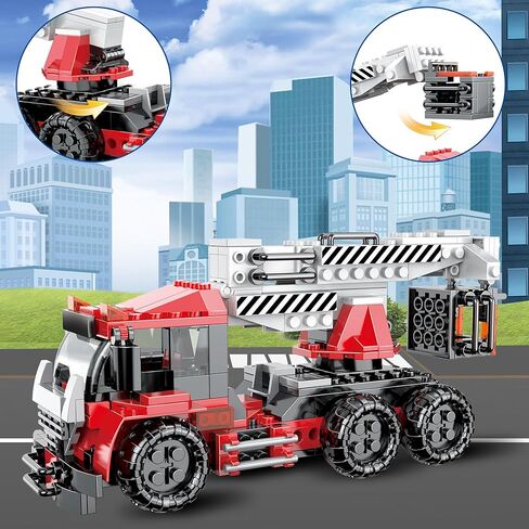 مجموعات بناء سيارة شرطة المدينة من كوجو مان، 194 قطعة من ألعاب سيارات دورية الشرطة، مجموعة بناء نقل السجناء للسيارة للأولاد والبنات من سن 6 سنوات فما فوق in Kuwait