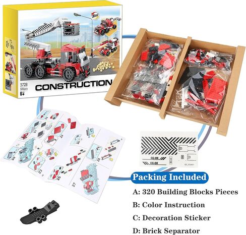 مجموعات بناء سيارة شرطة المدينة من كوجو مان، 194 قطعة من ألعاب سيارات دورية الشرطة، مجموعة بناء نقل السجناء للسيارة للأولاد والبنات من سن 6 سنوات فما فوق in Kuwait