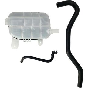 Engine Coolant Reservoir(Tank with Cap) and kettle pipe 1pc 96968694 & 12272 Premium Molded Heater Hose. Water tank Compatible with 2013-2021 Buick Encore 1.4L, Chevrolet Chevy Tracker Trax 1.4L.
